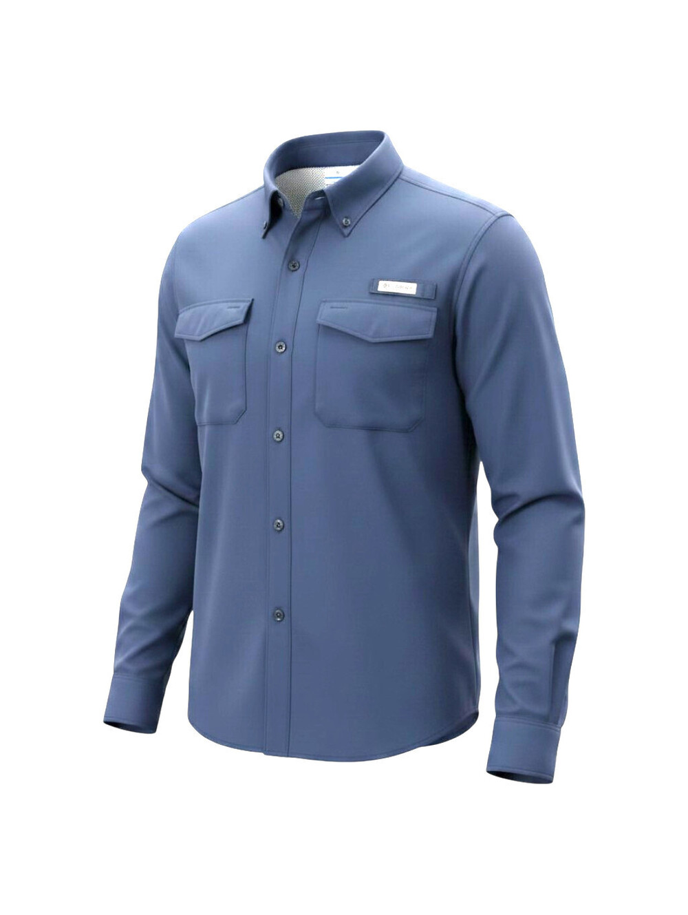 Columbia Womens Navy Blue PFG Fishing Shirt XL